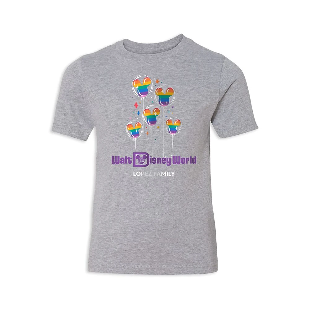 Kids' Walt Disney World Mickey Mouse Balloon T-Shirt β Customized - Image 3