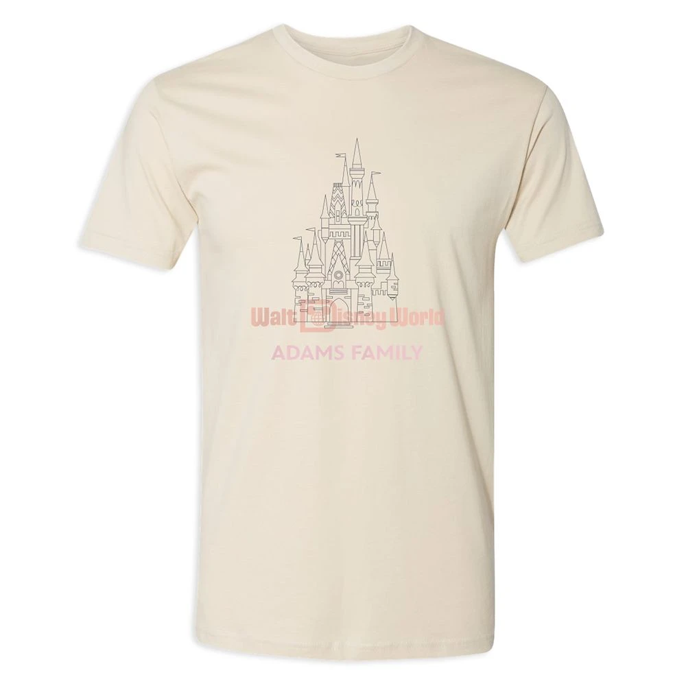 Adults' Cinderella Castle Walt Disney World T-Shirt β Customized - Image 4