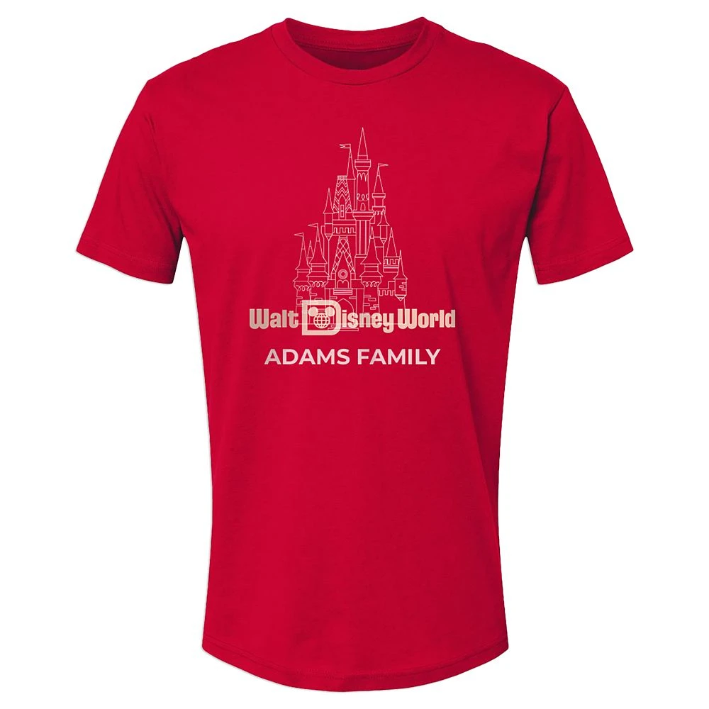 Adults' Cinderella Castle Walt Disney World T-Shirt β Customized - Image 6