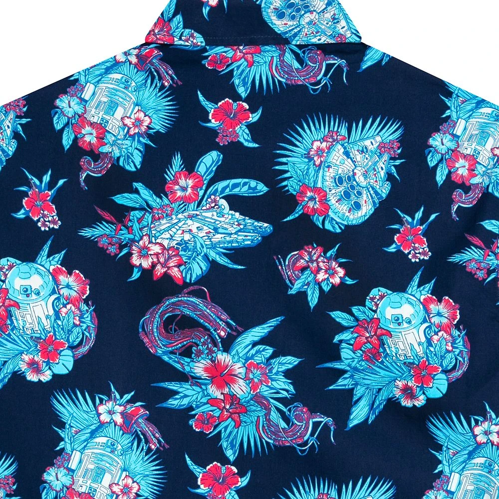 Disney Millennium Falcon And R2-D2 Woven Shirt For Adults β Star Wars - Image 2