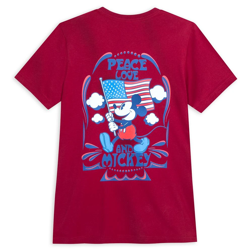 Disney Mickey Mouse Americana T-Shirt For Adults - Image 2