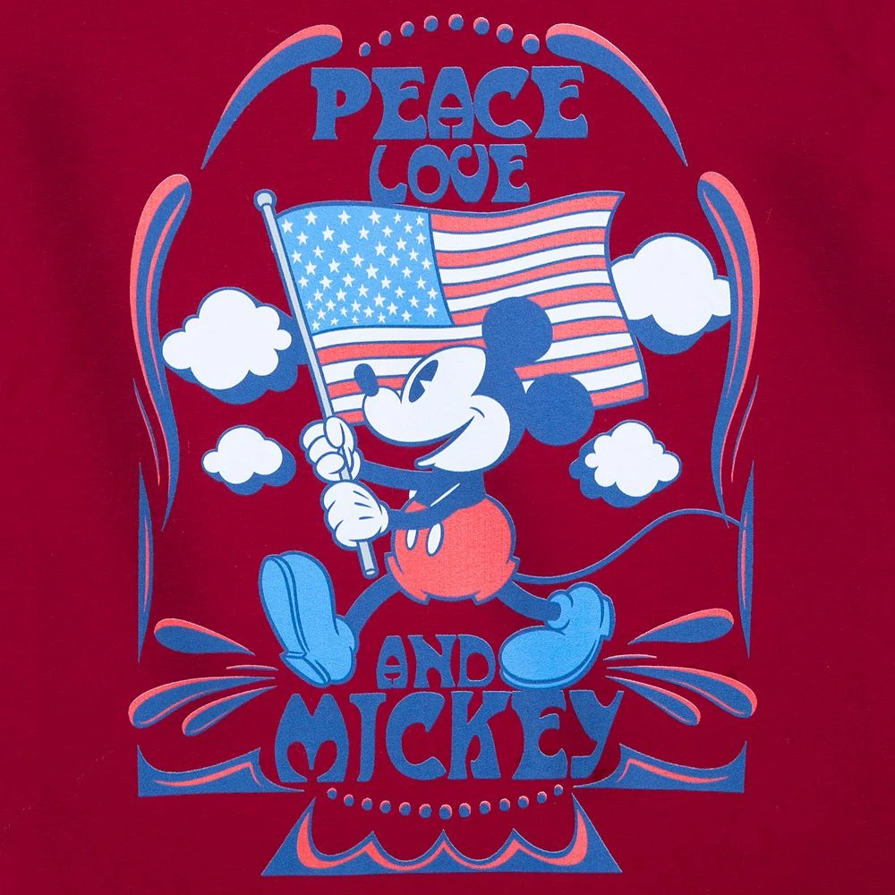 Disney Mickey Mouse Americana T-Shirt For Adults - Image 4